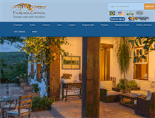 Tablet Screenshot of fazendacapoava.com.br